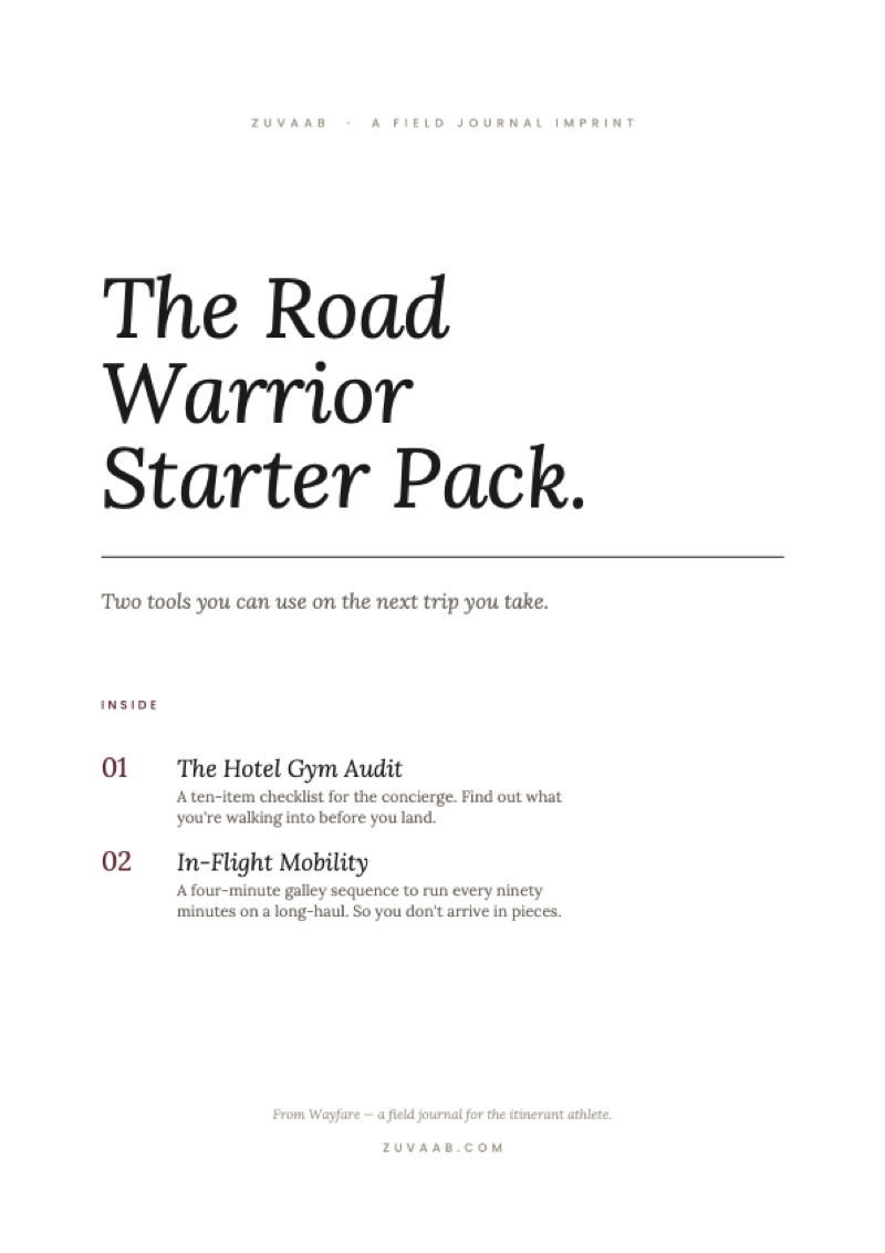 The Free Travel Fitness Starter Pack — cover